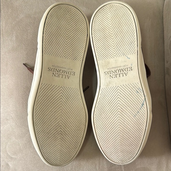 Men’s Shoes Allen Edmonds Brown Leather Burke US Size 8.5 D - Picture 3 of 10